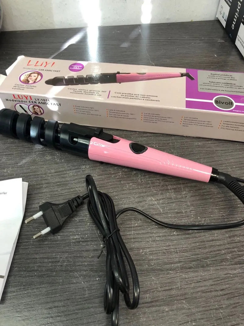 Plancha profesional para cabello rizado