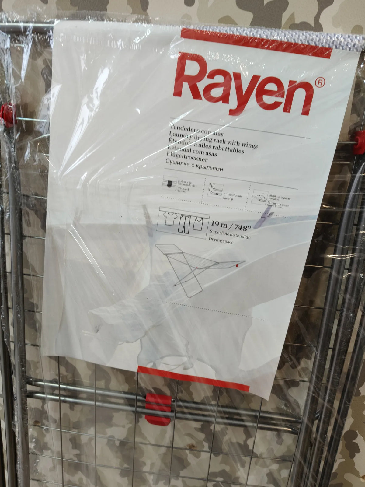 Tendedero con alas - RAYEN