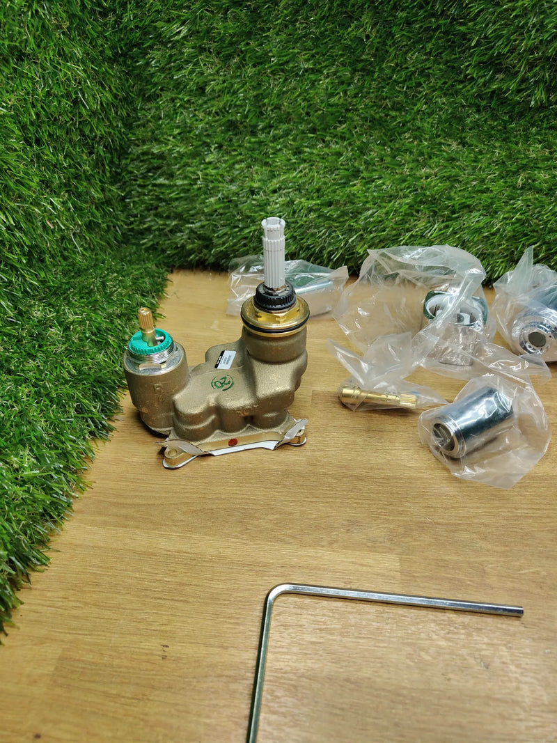 Termostato con llave de paso e inversor HANSGROHE
