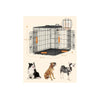 Jaula para Perros Plegable con 2 Puertas