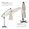Parasol con luces led