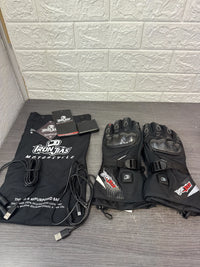 Guantes calentadores moto