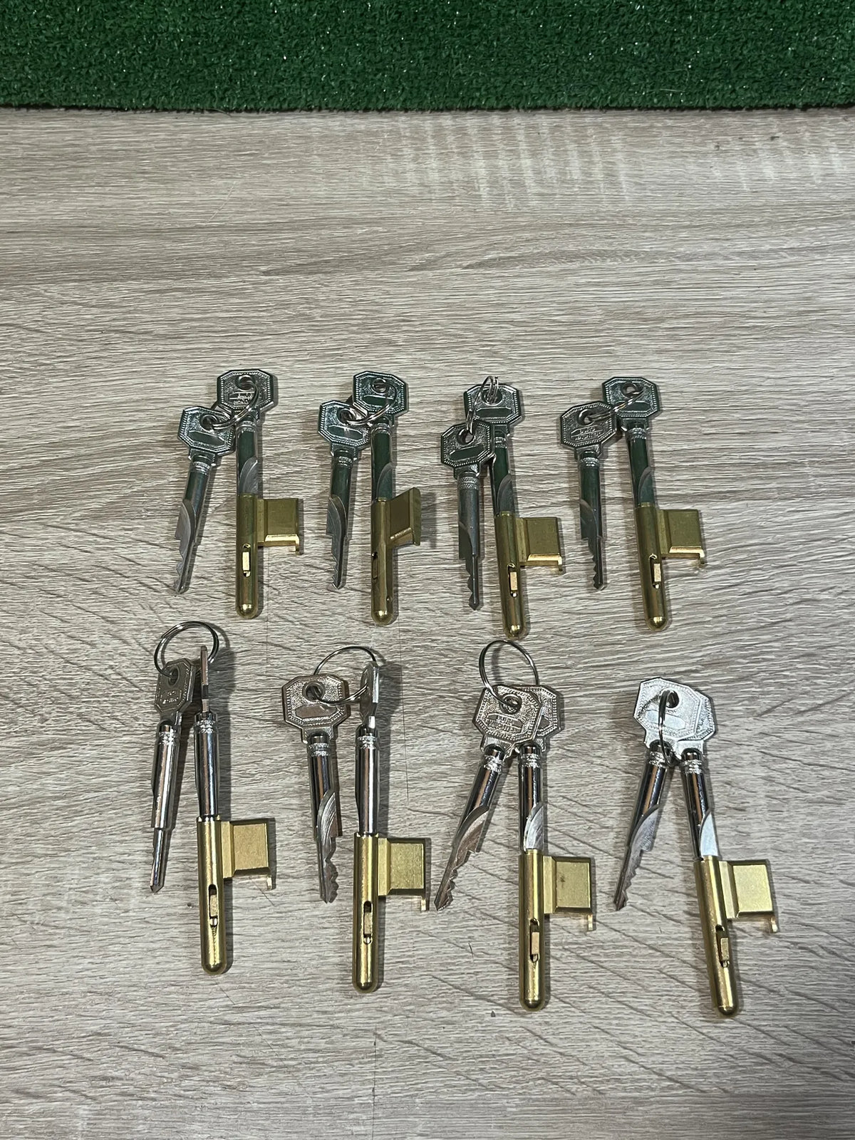 8 Pares de Llaves bloque/bloqueo Burg-Wächter