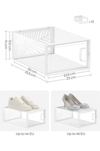 Cajas para Zapatos Transparentes SONGMICS