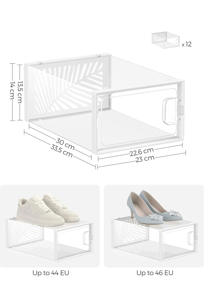 Cajas para Zapatos Transparentes SONGMICS