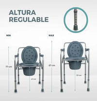 Silla con WC Mobiclinic
