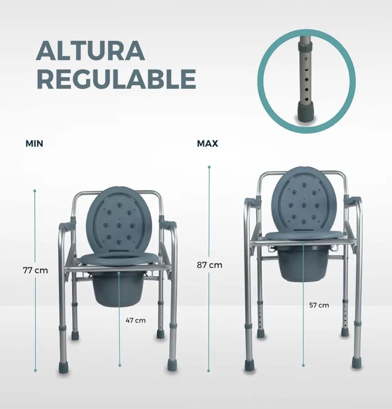 Silla con WC Mobiclinic
