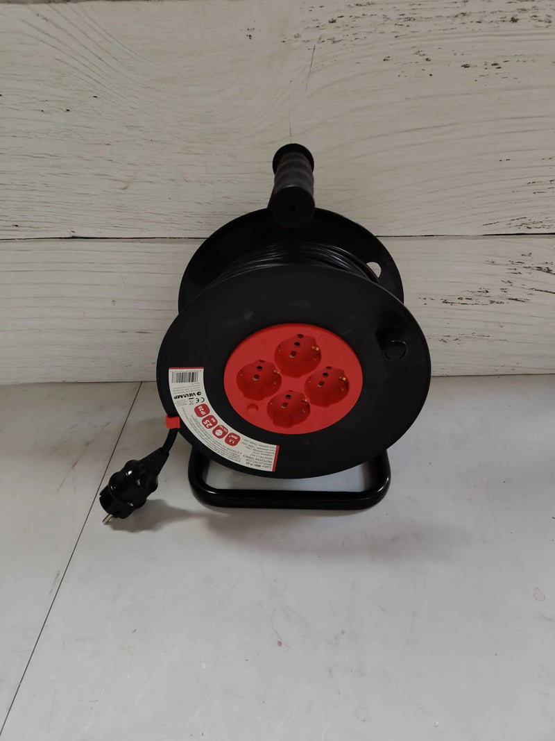 Alargador eléctrico con enrollacables 25 m