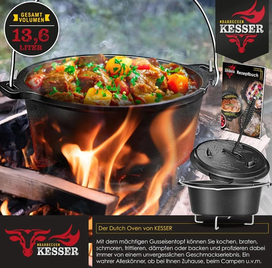 Juego de horno holandés para barbacoa - Kesser