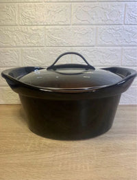 Olla de inducción con tapa de cristal