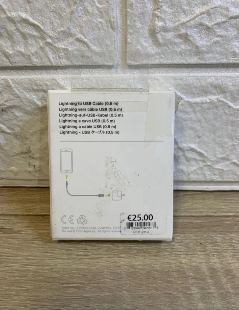 Cable Lightning a USB Apple