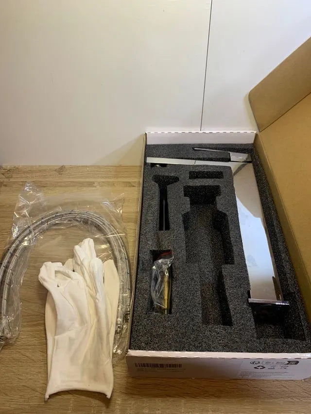 Grifo de lavabo de acero inoxidable - ARCORA