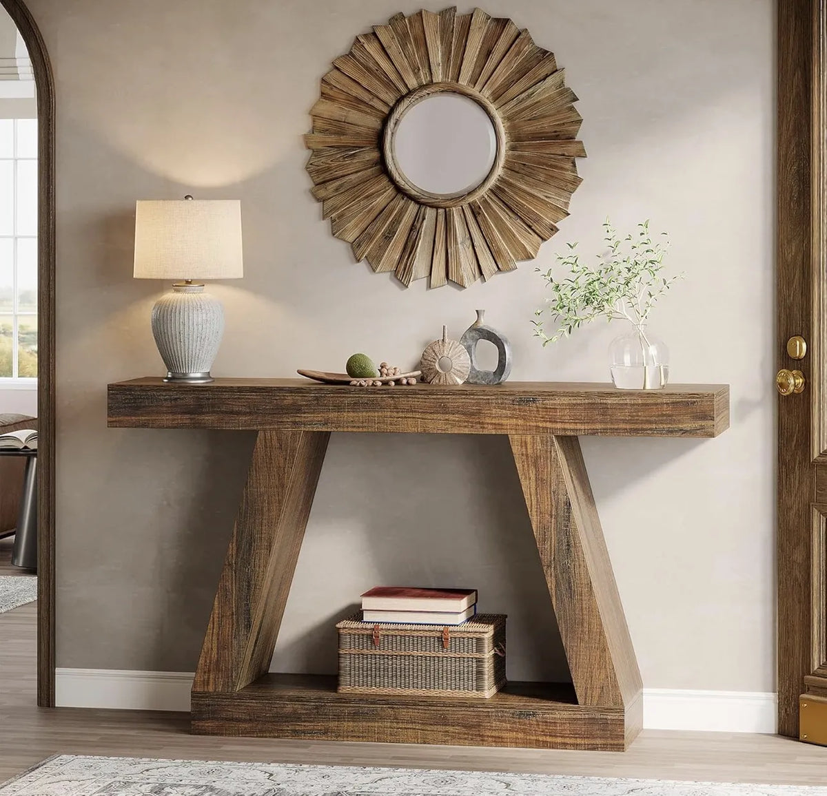 Mesa consola industrial