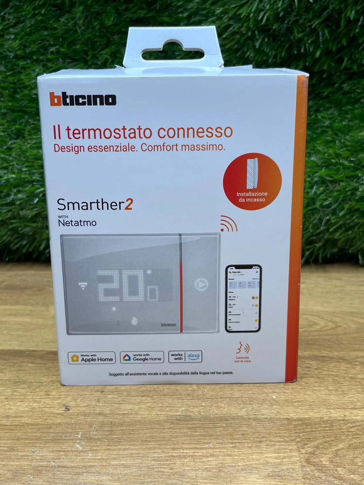 Termostato WiFi Digital Smarther2 con Netatmo Bticino