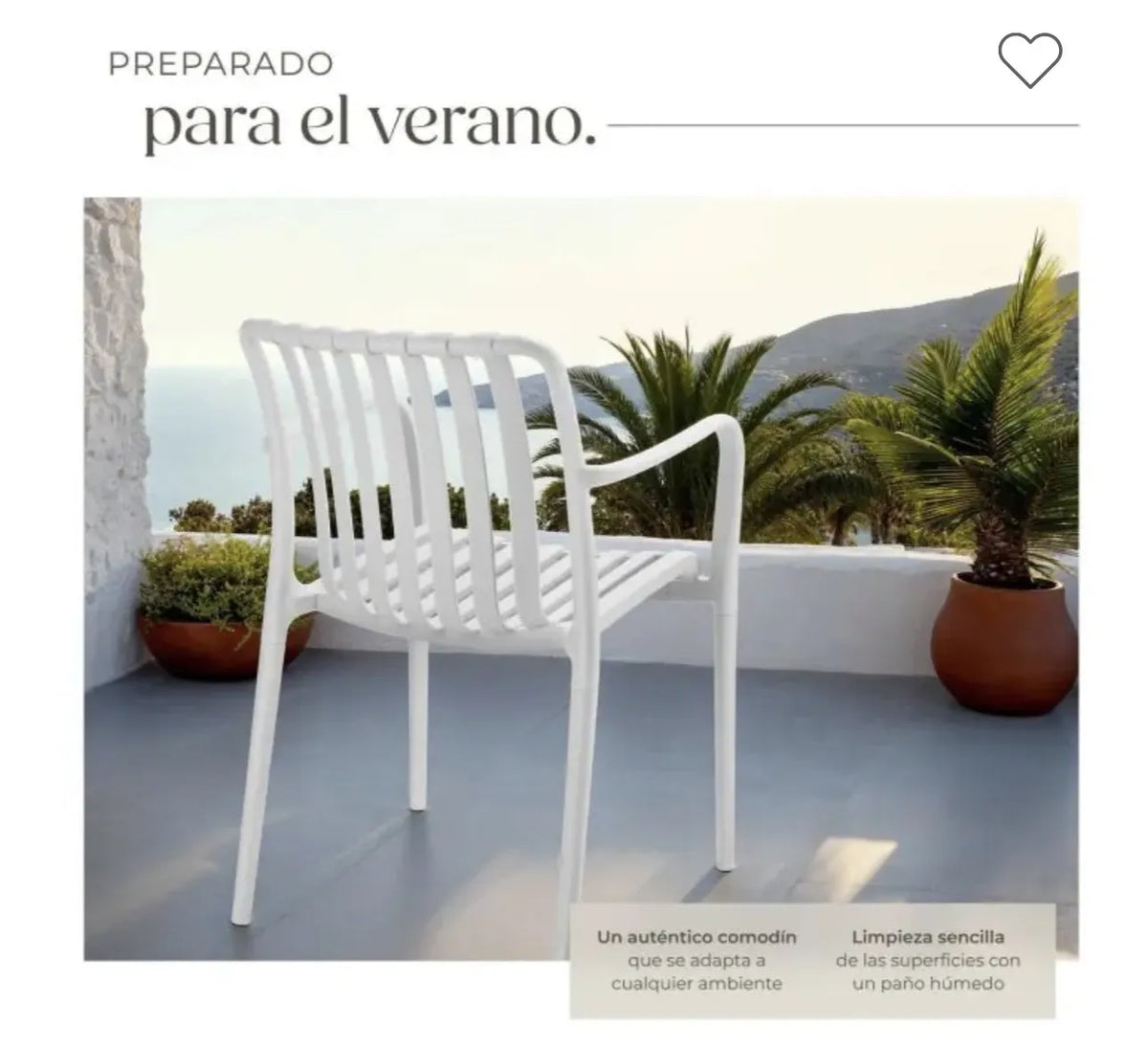 Silla de jardín