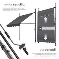 Toldo plegable para balcón