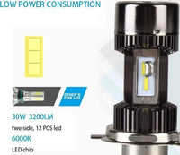 Faros de motocicleta 12V - 24V 30W - Rioler