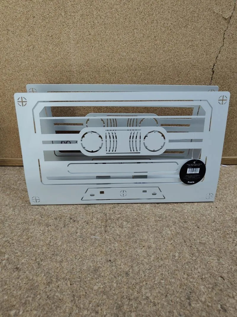 Revistero original metal estilo cassette