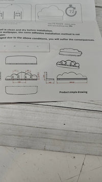 Estantería en forma de nube para habitación infantil
