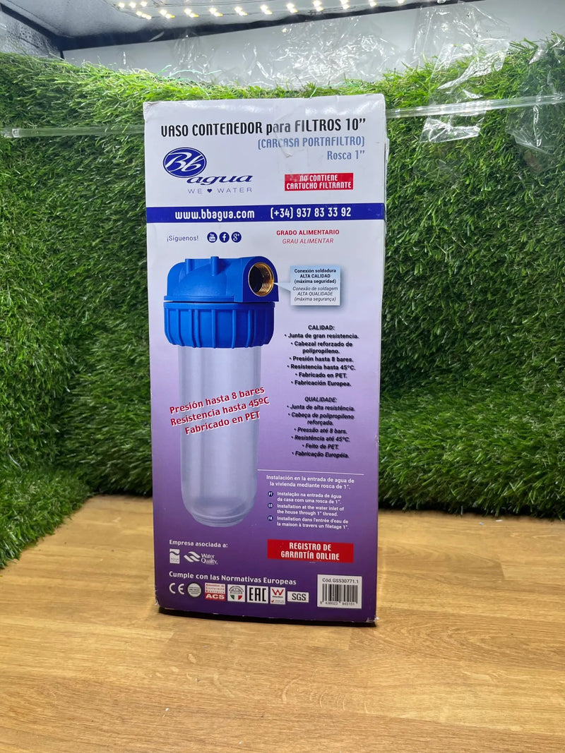Filtro de agua 10" Rosca Metal