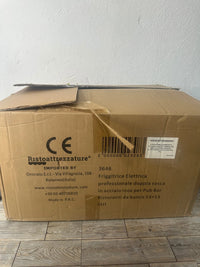 Freidora eléctrica de doble cuba
