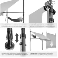 Toldo plegable para balcón