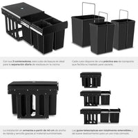 Cubo de basura extraible