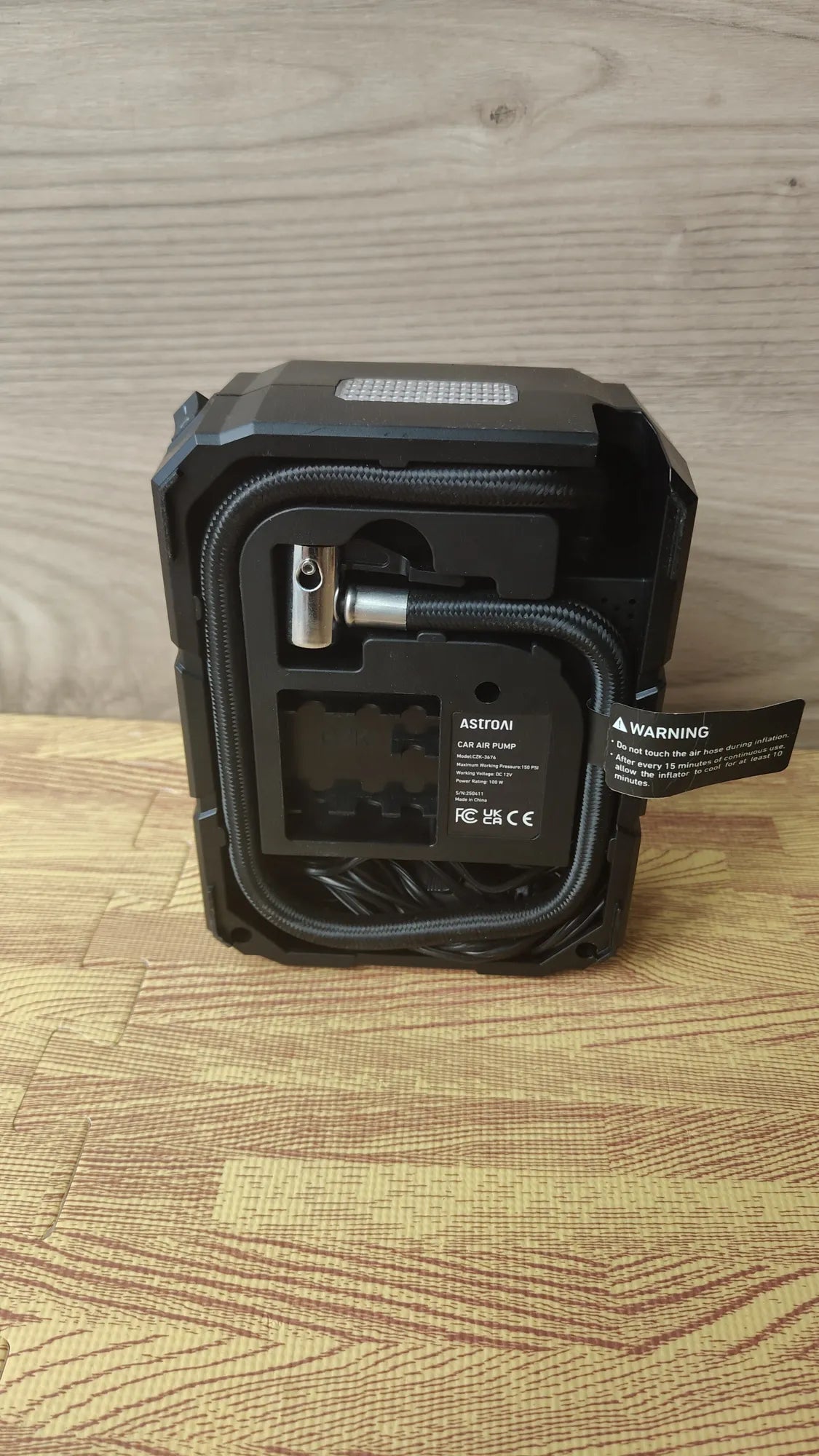 Inflador Ruedas Coche Digital 12V, Compresor Aire Portátil 150 PSI