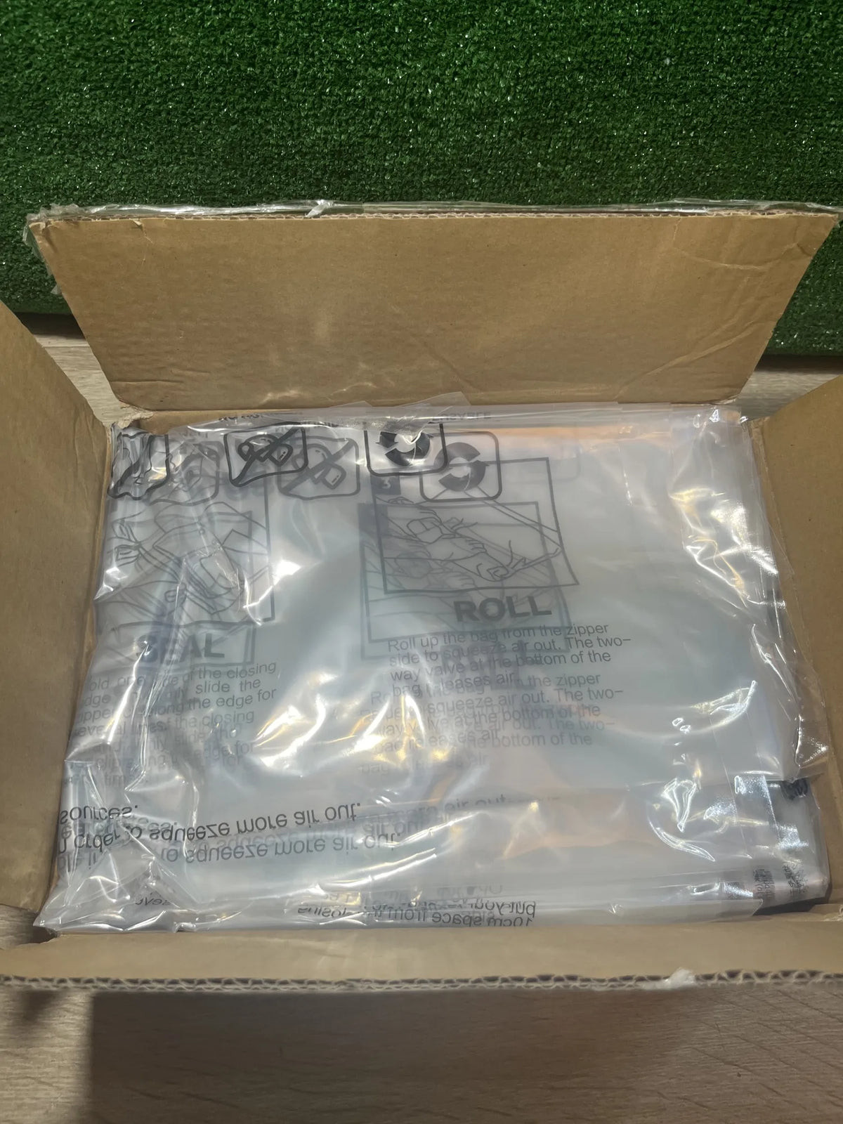 Bolsas de almacenamiento de ropa Amazon Basics
