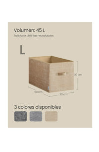 Cajas de Almacenaje Plegables, Juego de 3 Cestas