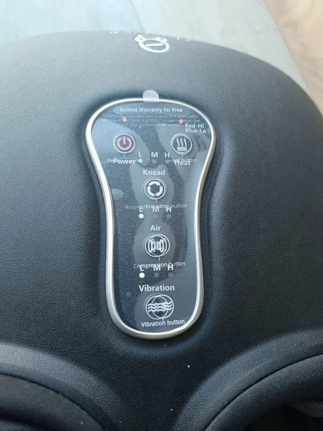 Masajeador Eléctrico de Pies con Calor, Vibración,