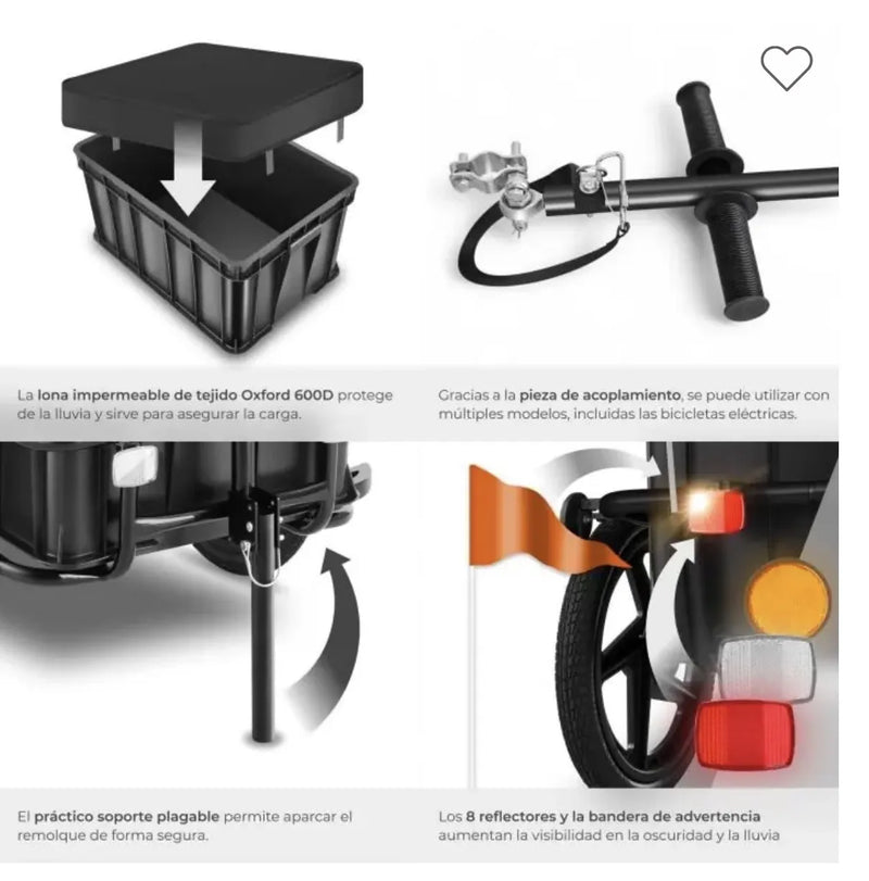 Remolque de bicicleta