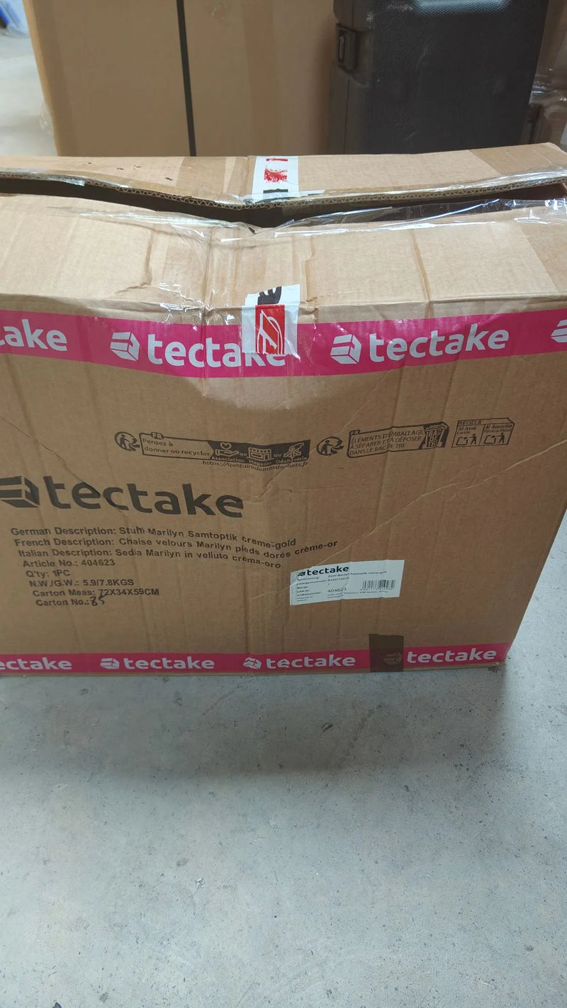 Silla Tapizada en Terciopel tectake
