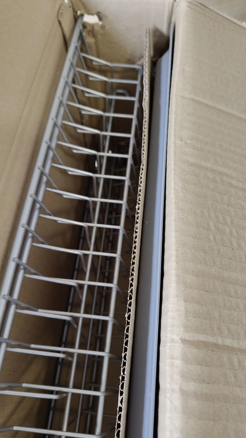 Escurreplatos en kit plastificado gris