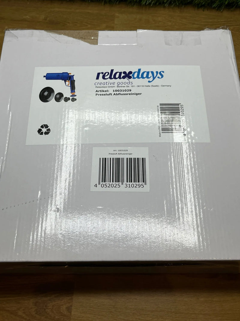 Limpiador de Tuberías Aire Comprimido Relaxdays