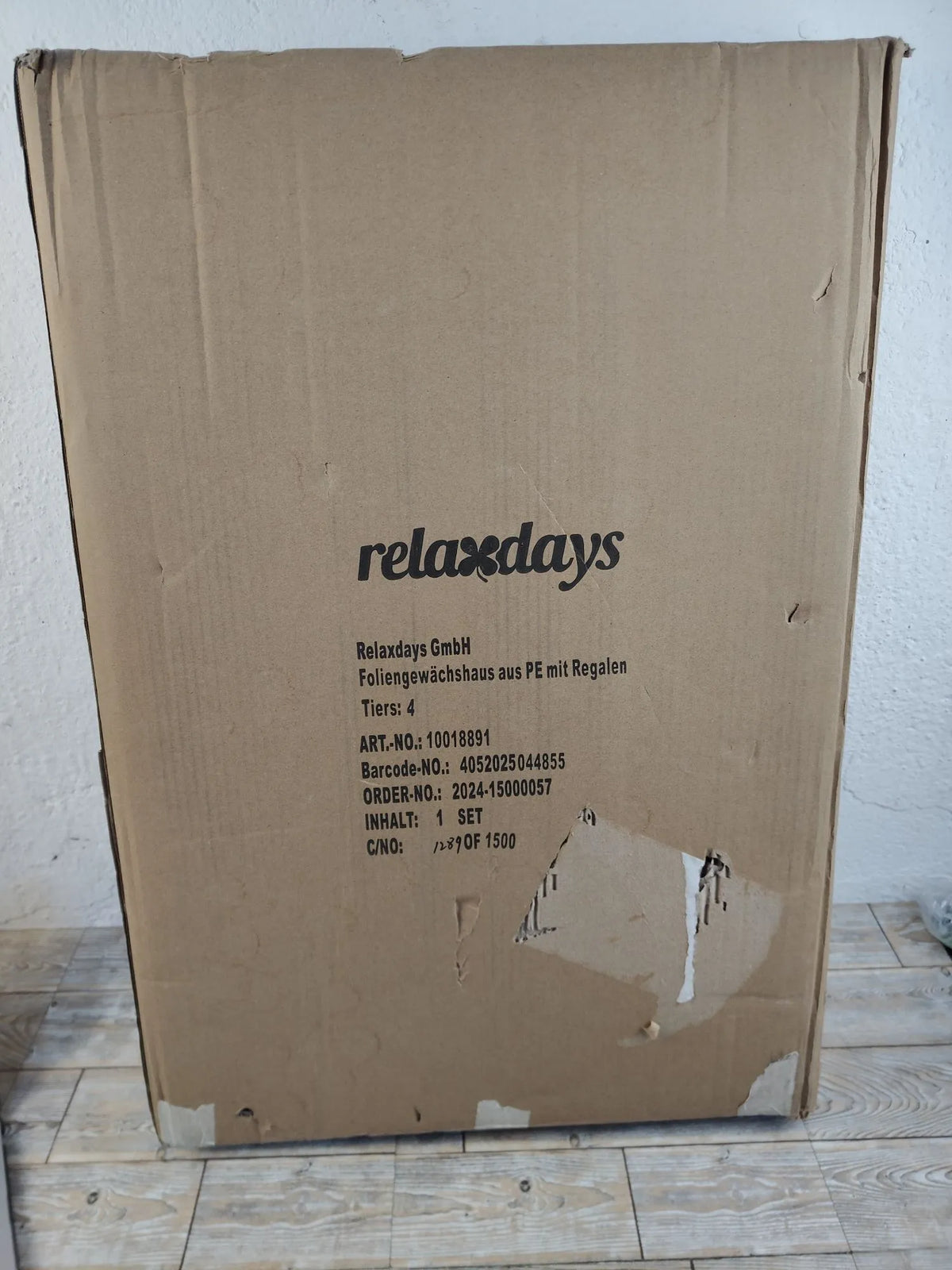Invernadero 4 niveles - Relaxdays