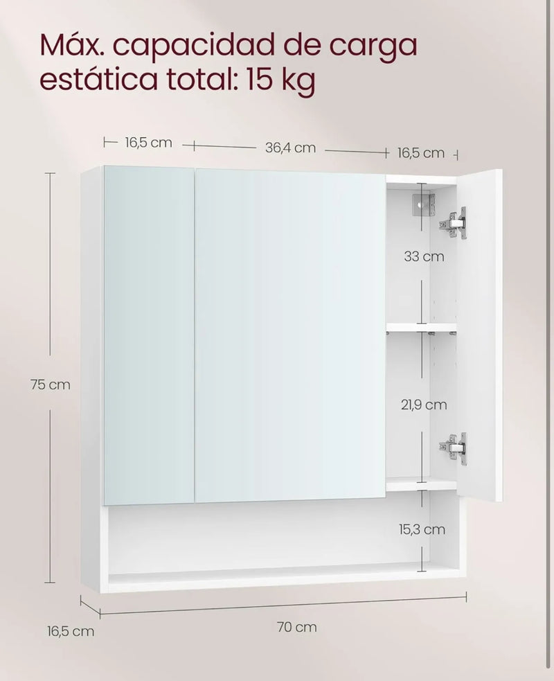 Armario de baño con puerta