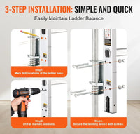 Nivelador de escalera de extensión - Vevor