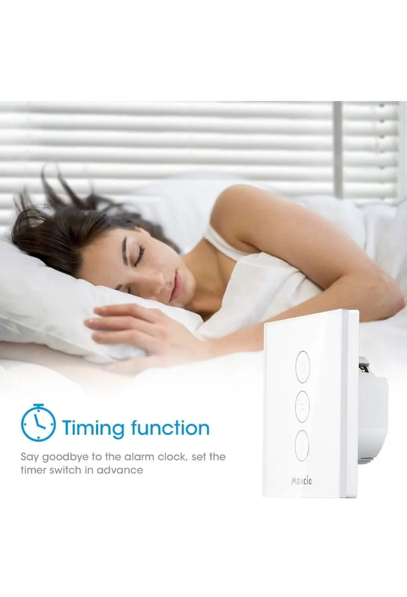 Maxcio Interruptor de Persiana WiFi, Control