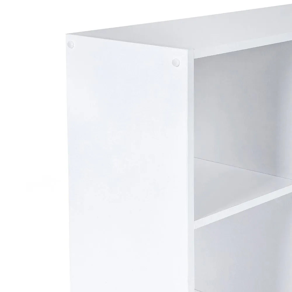 Estantería de 6 compartimientos blanca