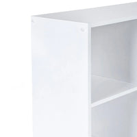Estantería de 6 compartimientos blanca