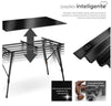 Mesa de camping de aluminio