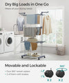 Tendedero plegable de 4 niveles
