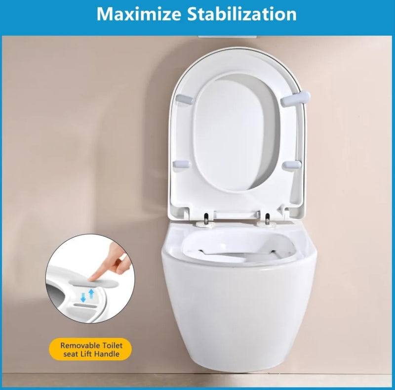 Asiento de inodoro universal con cierre suave - Yeaupe