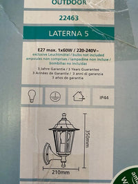 Lámpara de pared de exterior