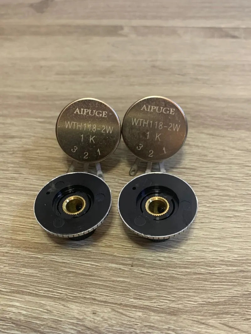 2 potenciómetros lineales de carbono