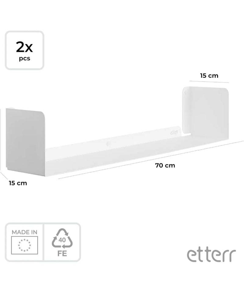 Estantería de pared