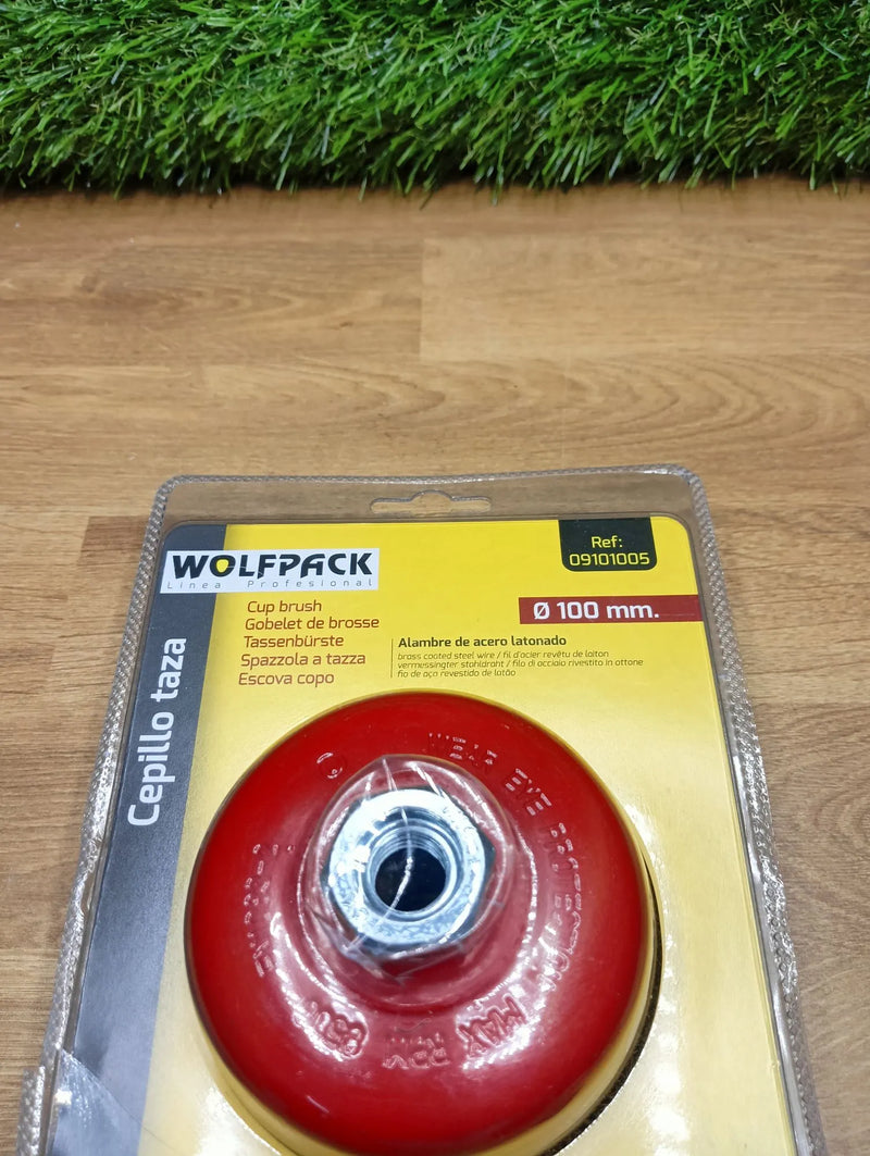 Cepilla taza con alambre Wolfpack
