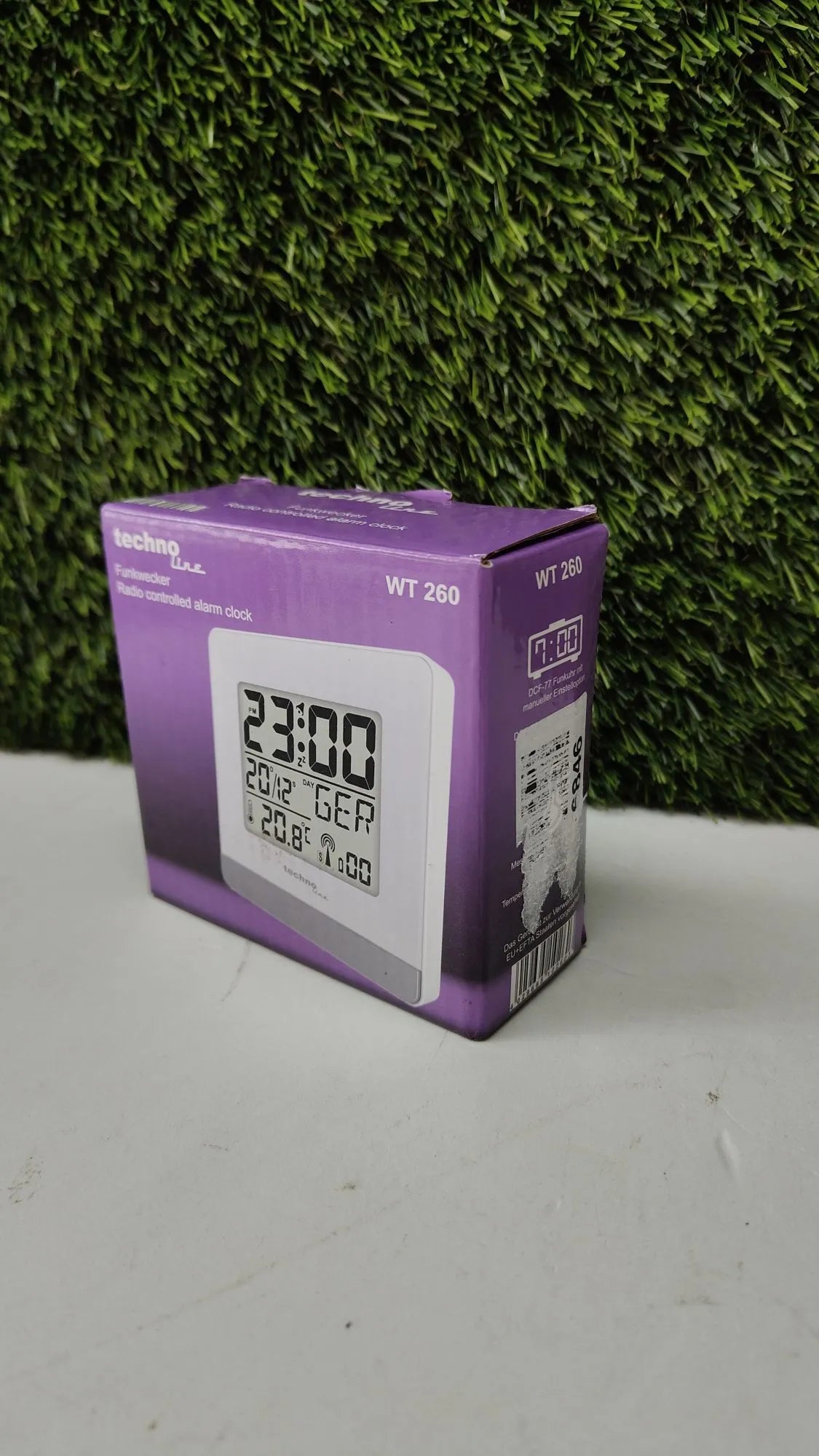 Radio Despertador con indicador de Temperatura