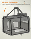 Transportín para gatos y perros plegable